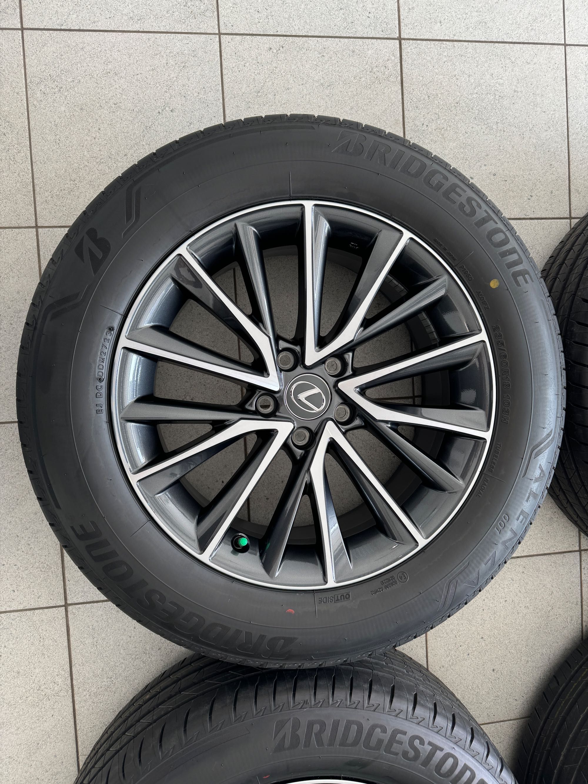 Koła letnie oryginalne felgi LEXUS NX 2023, 235/60 r18 cali, TPMS nowe