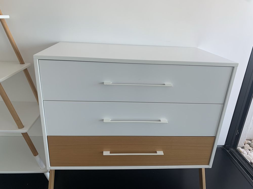 Cómoda Maxi Artech Branco Mate/Faia