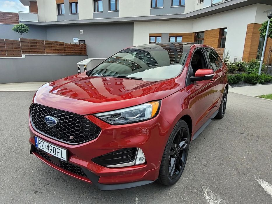Ford Edge Ford Edge ST 2.7 benzyna 340 KM 2019 kolor Ruby Red piękny