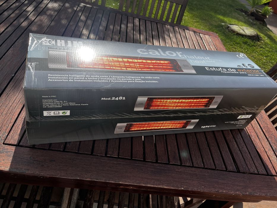 Aquecedor esplanada 2000w IP65