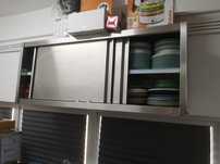 Armario de parede em inox
