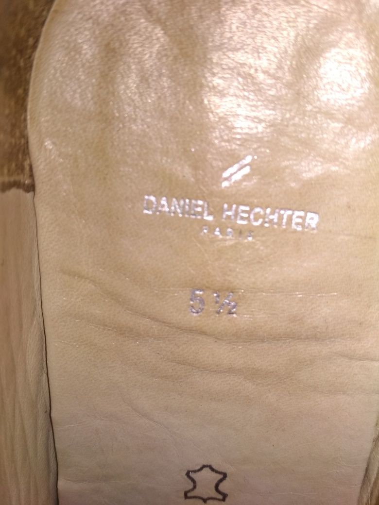 Фирменные кожаные мокасины (туфли) Daniel Hechter