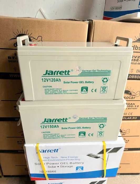 Продам гелевые аккумуляторы JARRETT для солнечных панелей и ИБП.