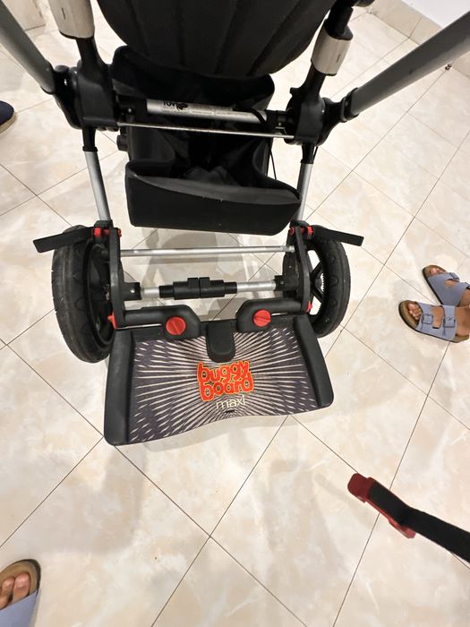 Carrinho Bébé Bugaboo cameleon 3 +berço + patim +capa de chuva