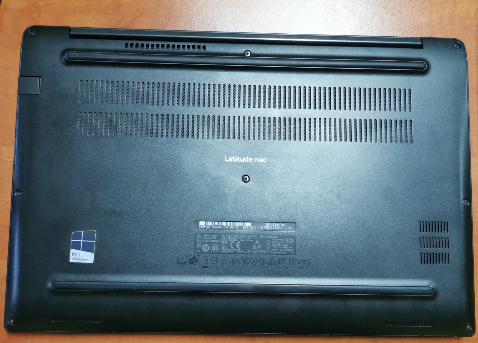 Laptop Dell 7480 i7 8gb ram