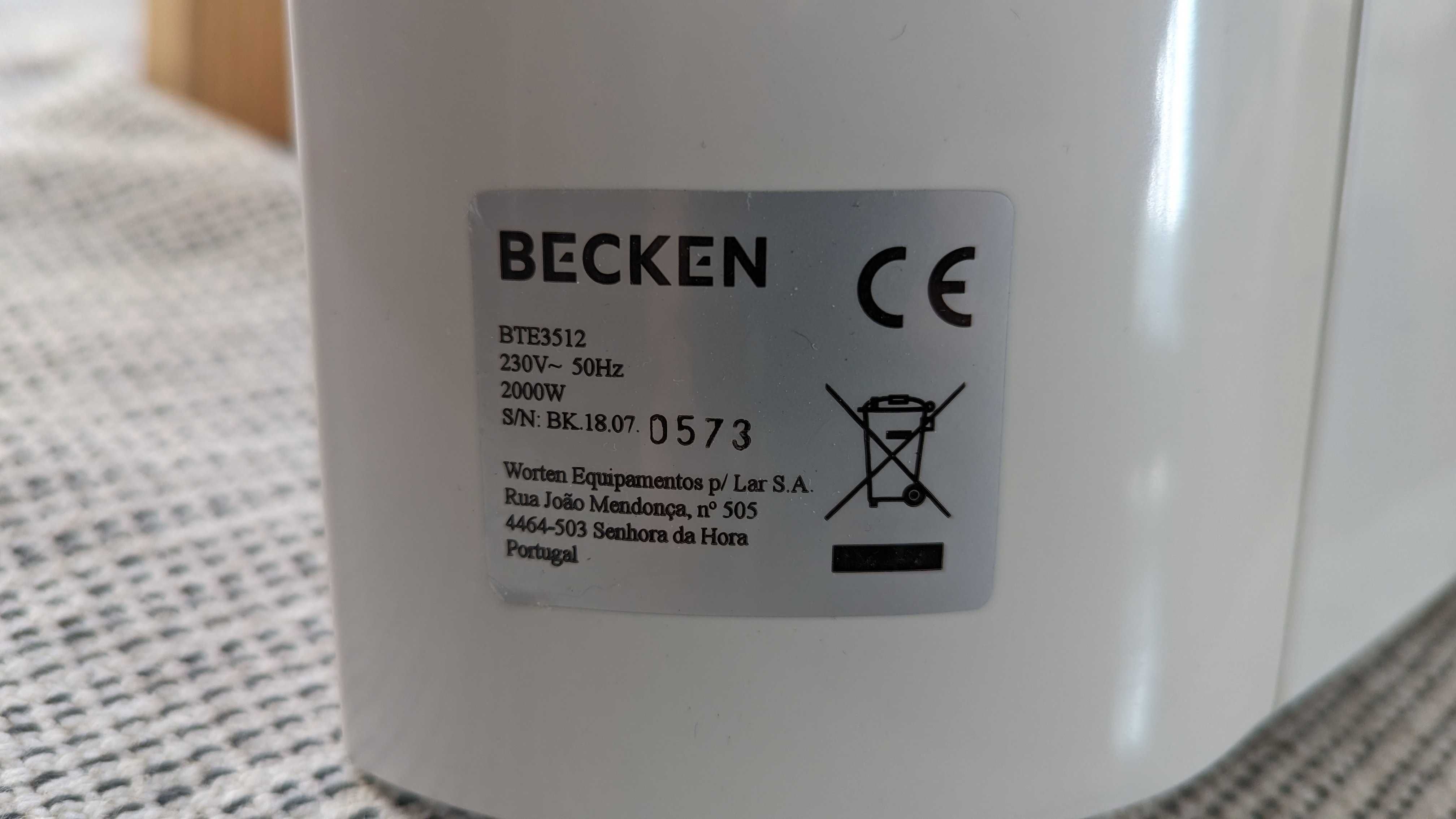 Aquecedor Emissor Térmico BECKEN 2000W