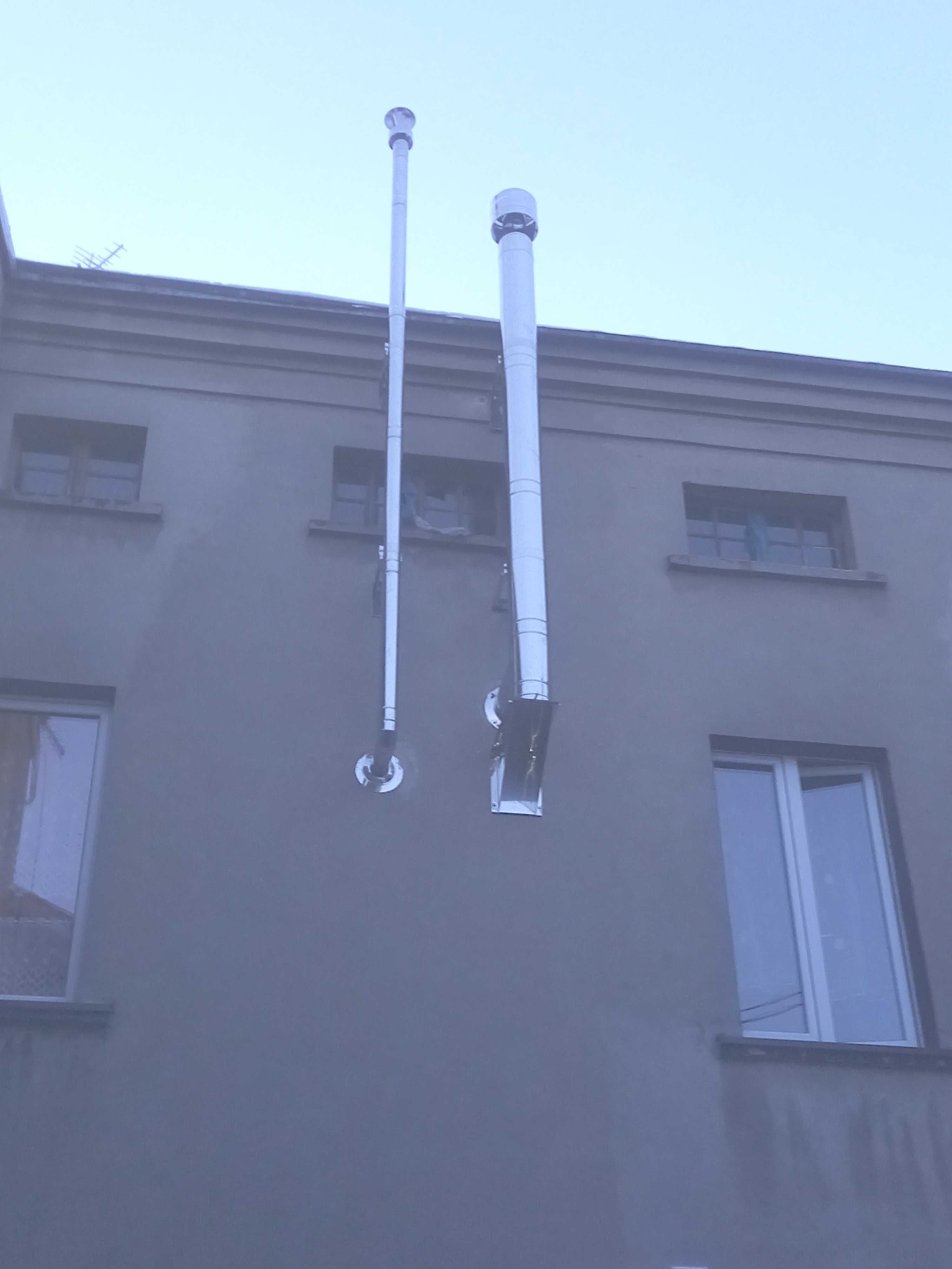 Wkłady kominowe z blachy kwasoodpornej 1.4404