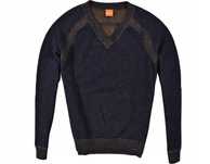 Hugo Boss Sweter Męski V Neck Virgin Wool / M