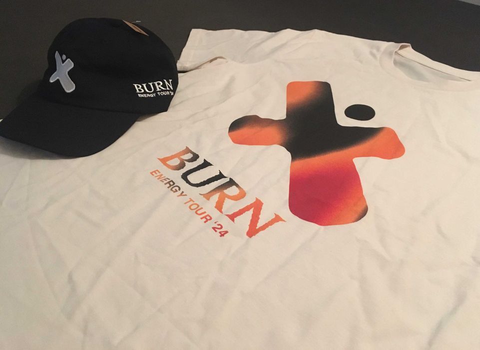 Koszulka T-shirt XL + Czapka z Daszkiem Merch Burn Energy Tour 2024