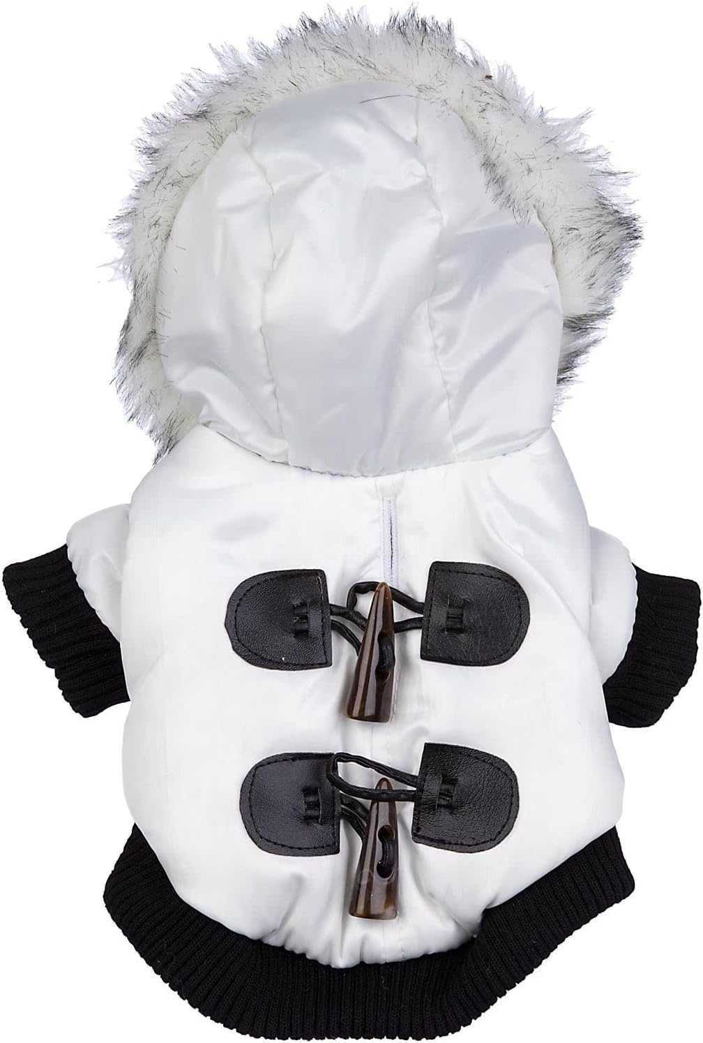 Pet Life Aspen Зимняя белая модная куртка для собак Парка