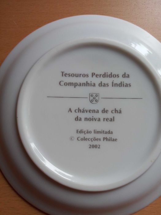 Taça e Pires Porcelana - Companhia indias - Col. Philae 2002