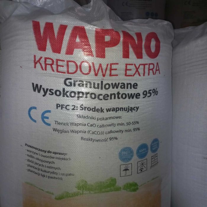Wapno granulowane kredowe