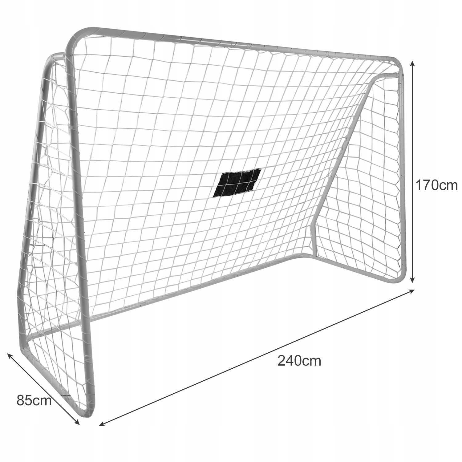 Bramka Piłkarska Duża Metalowa Treningowa do Piłki Nożnej + Mata XXL