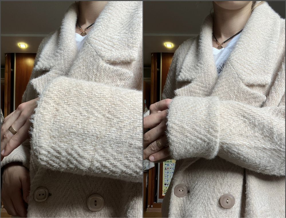 Пальто базове L персикового кольору (S,M oversize)