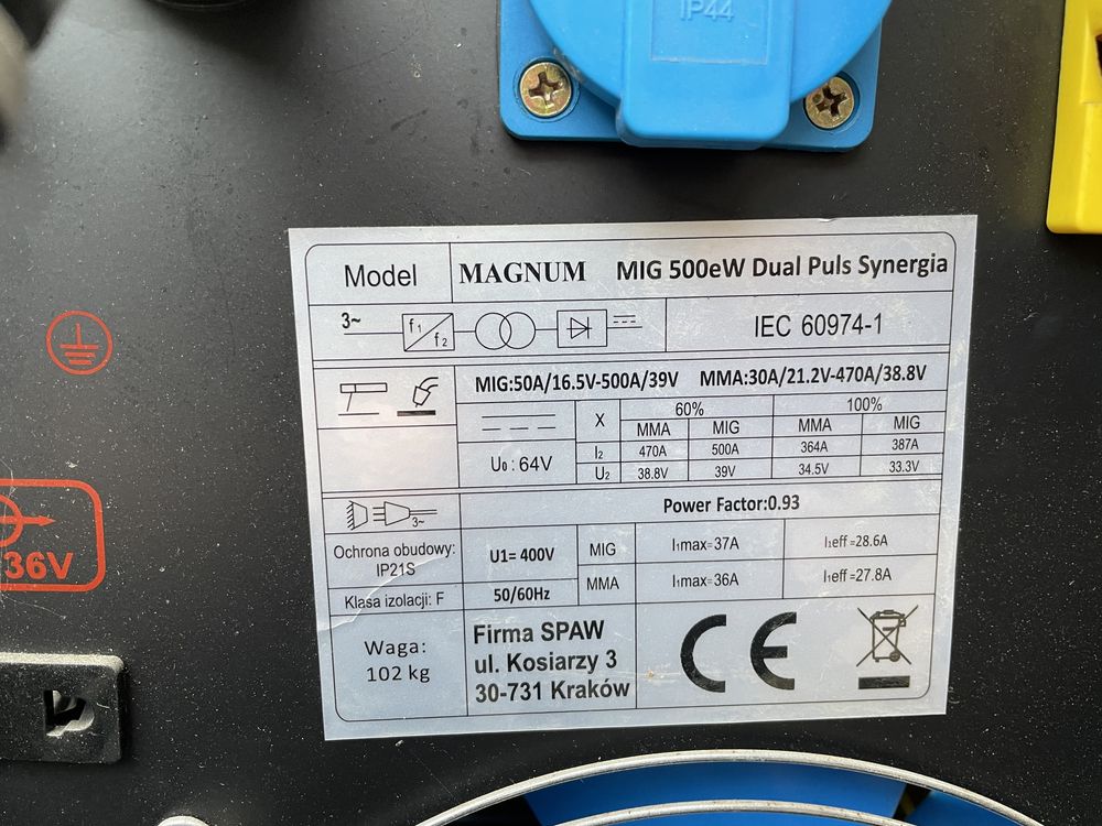 Migomat Magnum MIG 500 eW Dual Puls Nowy