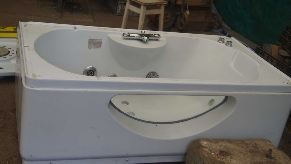 Wanna z kabiną prysznicową hydromasaż jacuzzi komplet 150X85x230 super