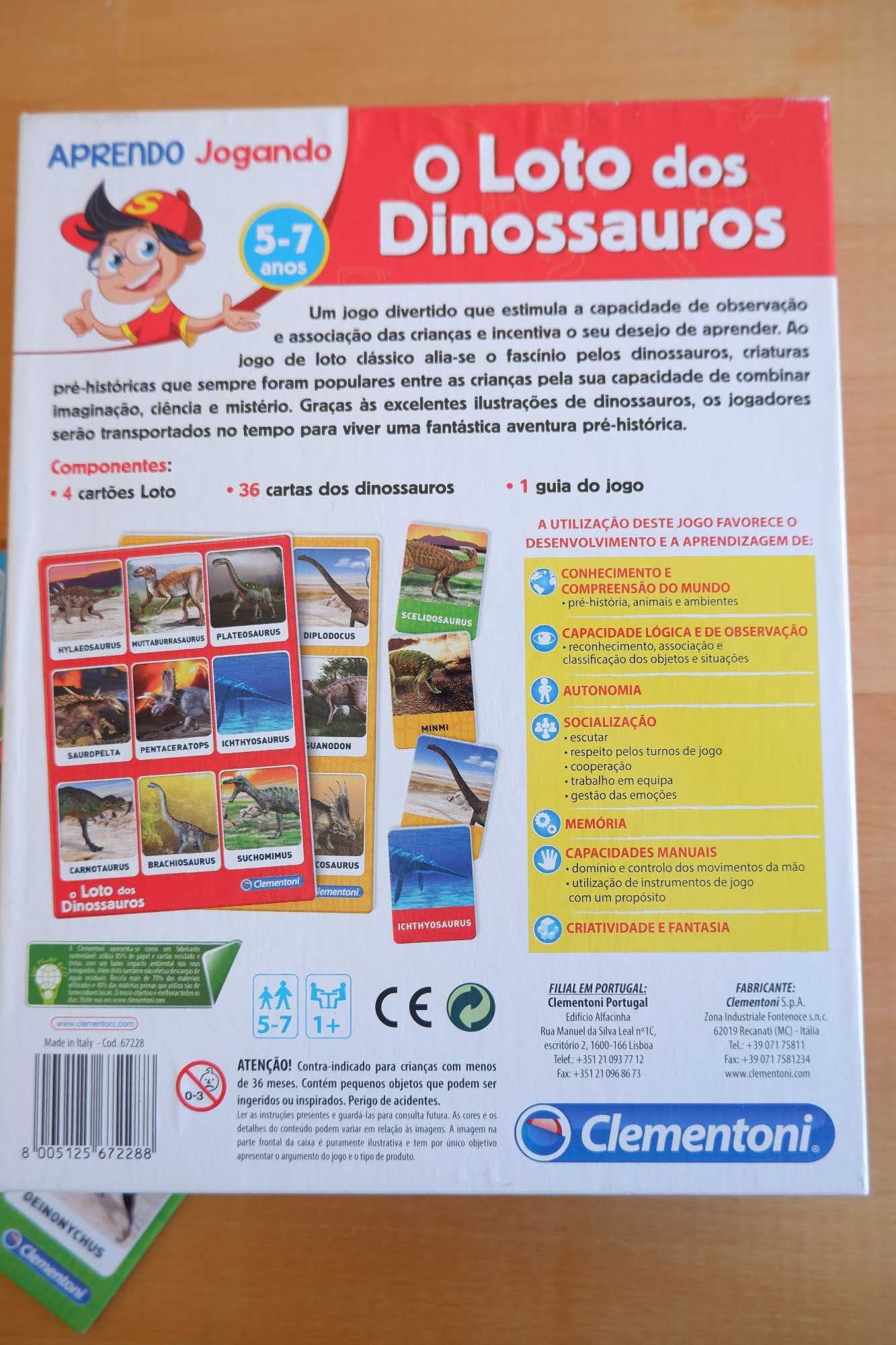 O Loto dos Dinossauros - Clementoni