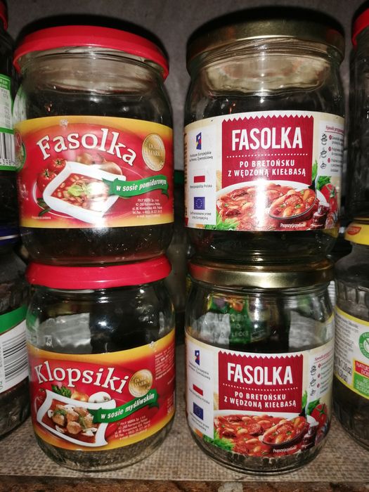 Słoiki  500ml - 750ml z nakrętkami