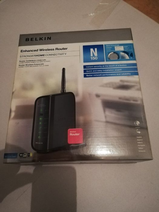 Router Wireless 'Belkin N150' como novo