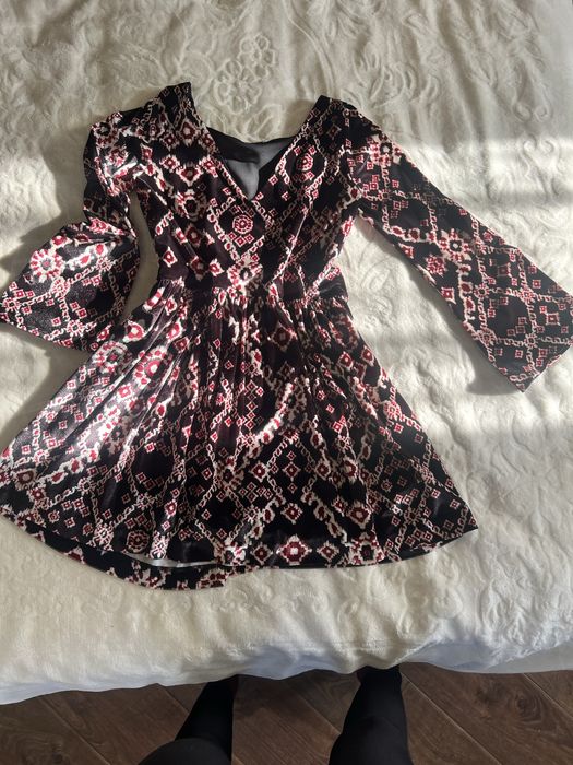 Релюрова суня з гарним принтом (підійде для вагітних)