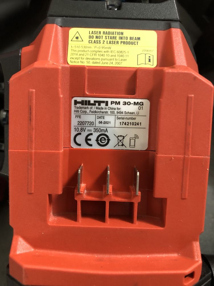 Мультилінійний лазерний нівелір Hilti PM 30-MG, 3D