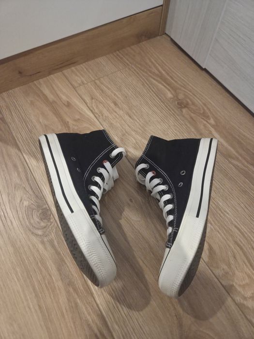 Czarne wysokie trampki big star - r. 38