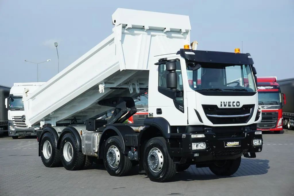 Iveco / TRAKKER / 480 / E 6 / WYWROTKA / 8 X 4 / HYDROBURTA / RETARDER