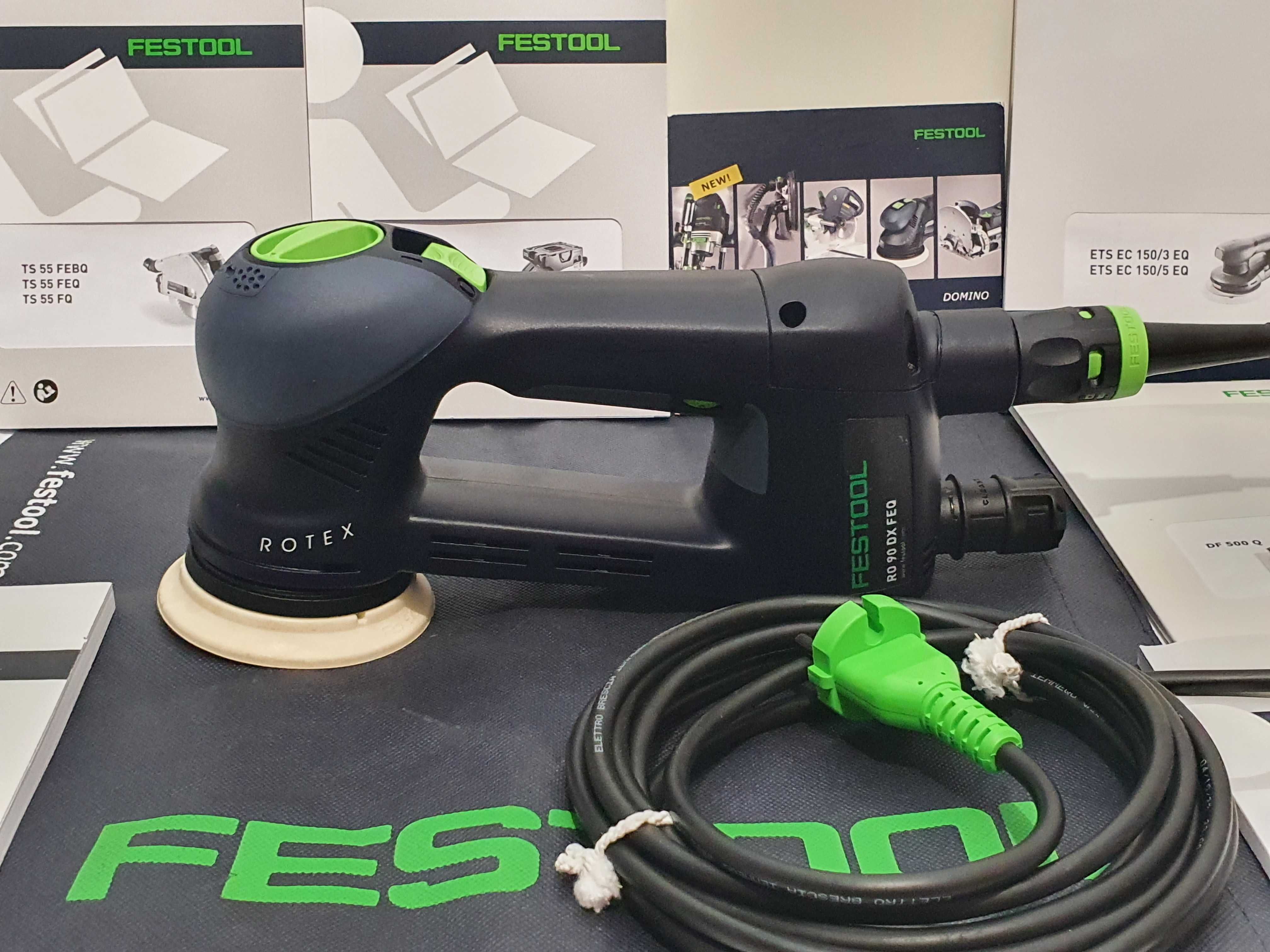Szlifierka 4 w1  mimośrodowa FESTOOL RO 90 DX FEQ Rotex nowa z kablem