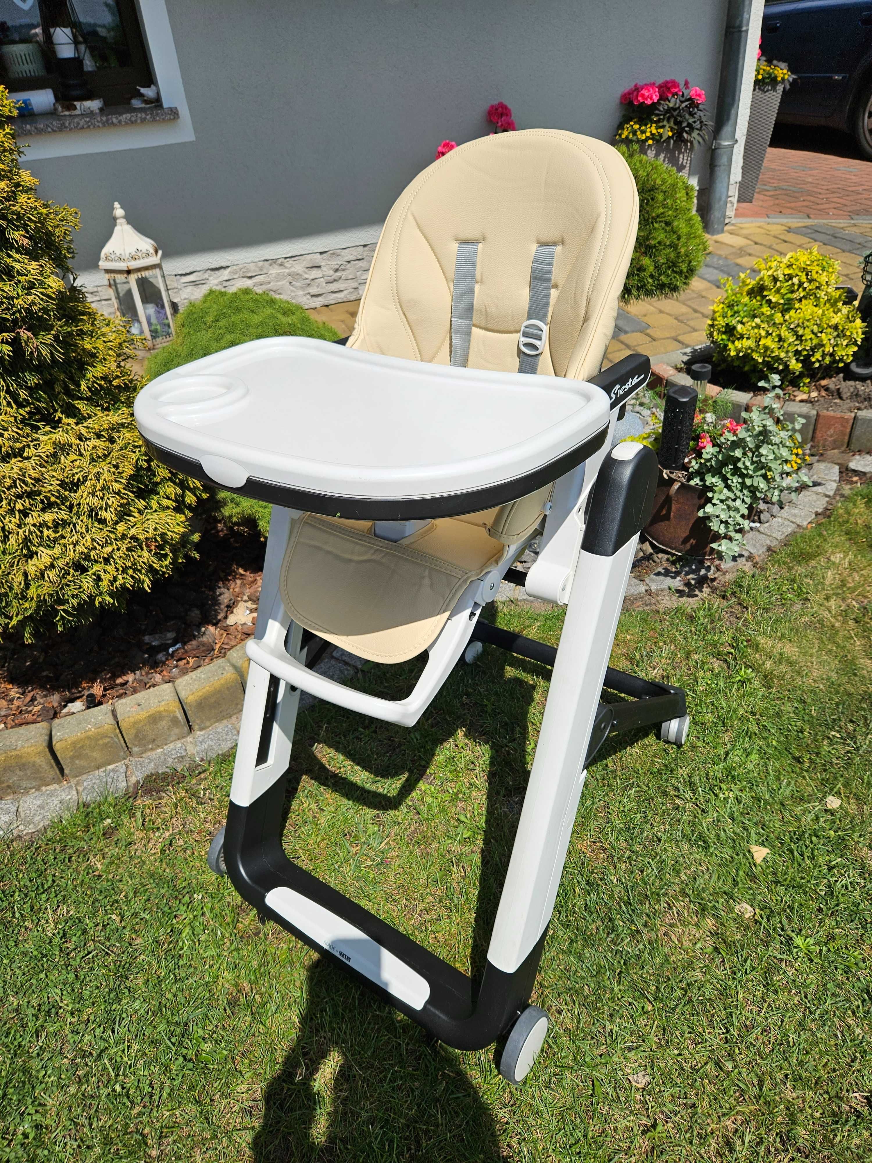 Sprzedam krzesełko do karmienia Peg Perego Siesta z funkcją leżaczka.