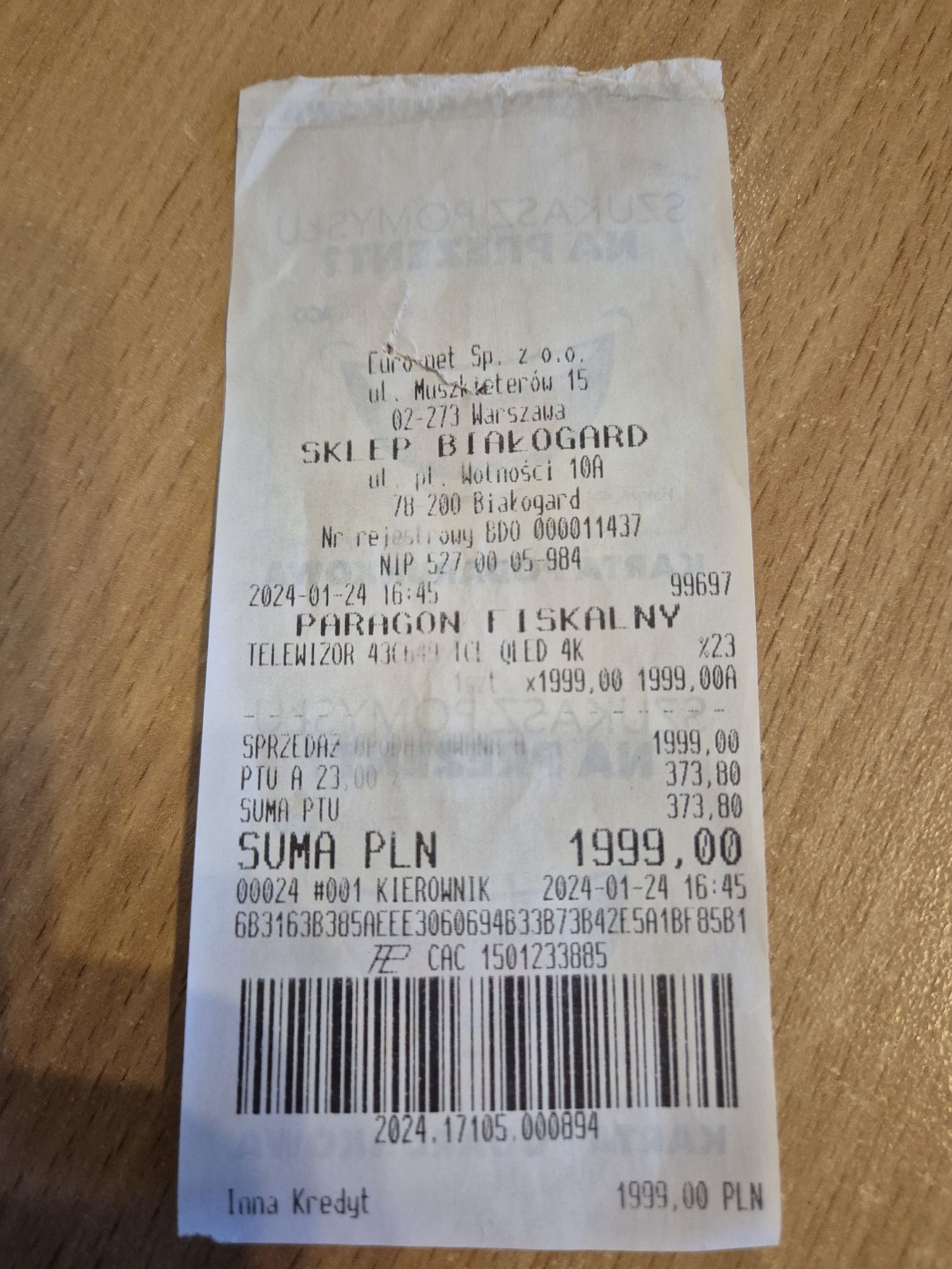Tcl 43C649 qled 43 gwarancja