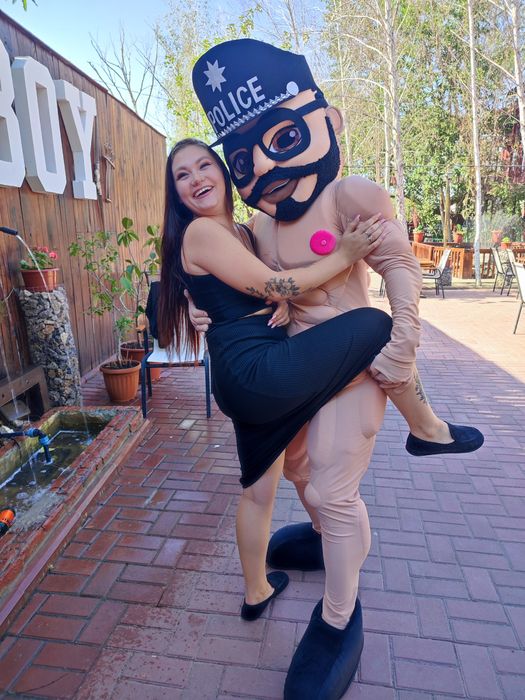 Стриптизер шуточний Поліцейський  ростова кукла