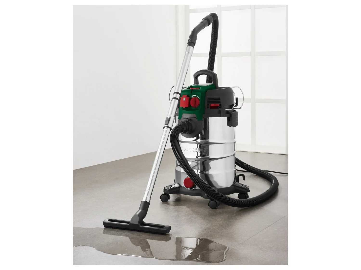 NOWy Odkurzacz do pracy na mokro lub sucho Parkside PWD 30 C1 1500W