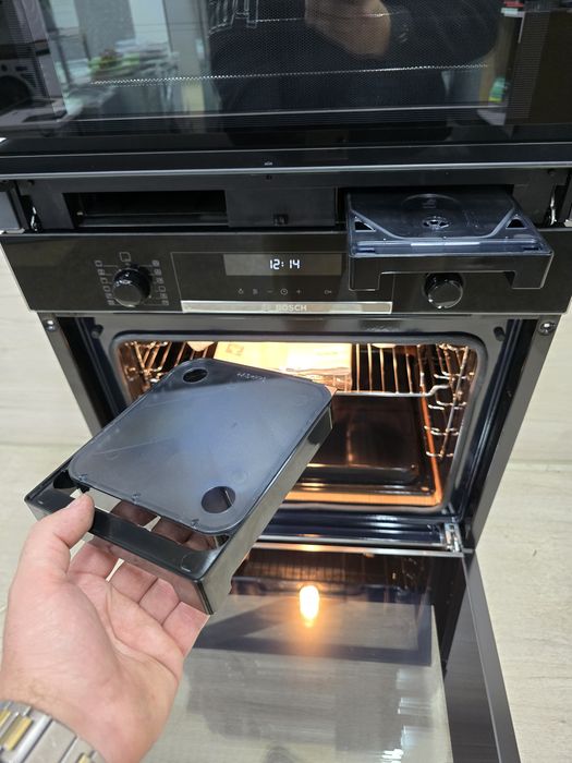 Духовка + Мікрохвильовка + Пароварка Обсидіан Нова-Виставка