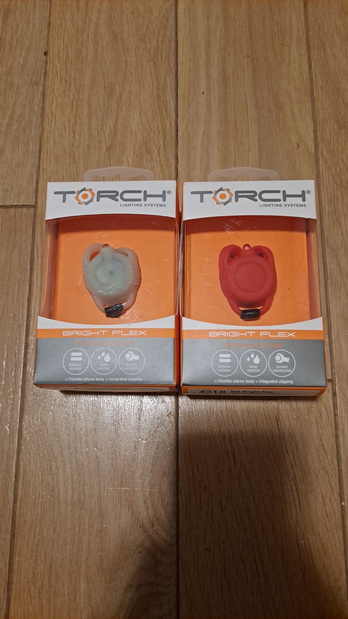 Lampki rowerowe Torch typu ,,żabki"