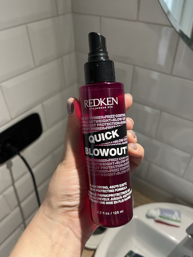 Термозахист для прискорення сушіння волосся феном Redken Quick Blowout