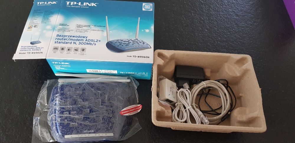 Router TP LINK TD-W8960N Wi-Fi 2,4GHz RJ45 Ruter