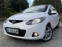 Mazda 2 1.3b 2009r Biała Perła Sprawny Okazja!