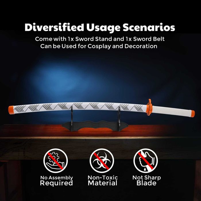 Zisu Bamboo Blade Demon Slayer Sword 104 см J Kyojuro Rengoku