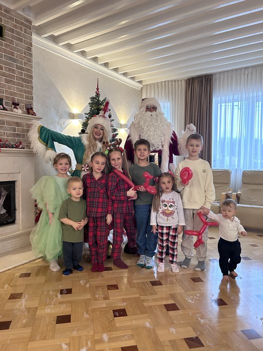 Експрес новорічне привітання Санта Клаус Ельф Дід Мороз та Снігуронька