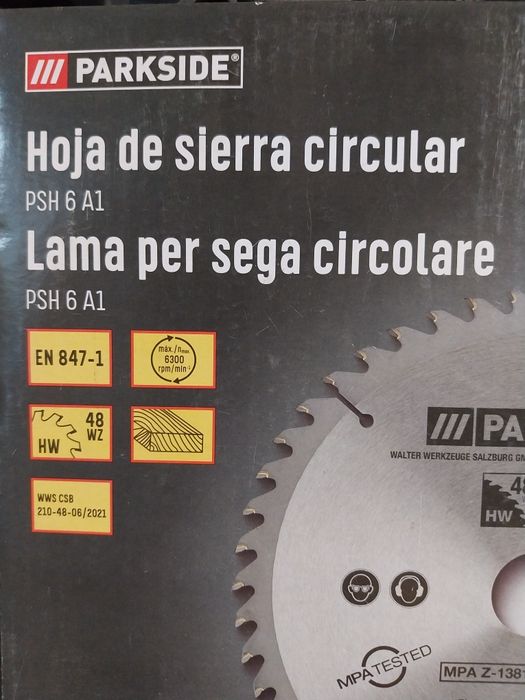 Disco para serra circular 210mm