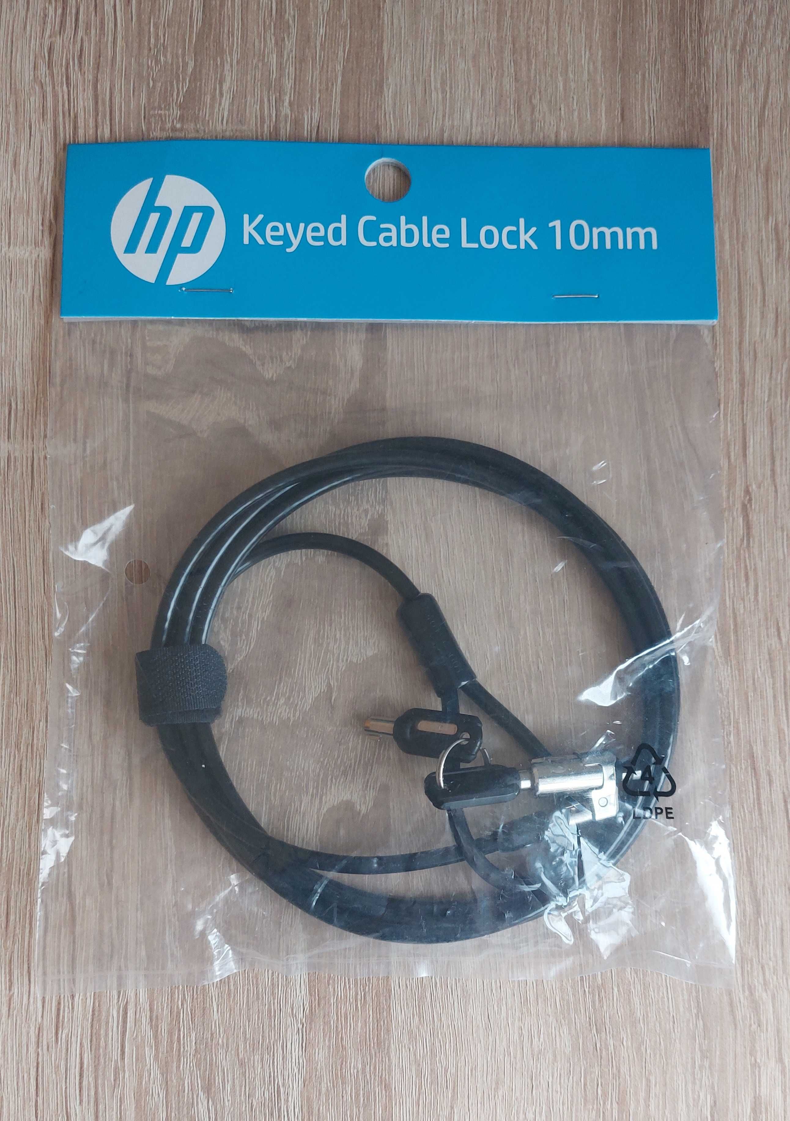 Linka zabezpieczająca z zamkiem kluczykowym HP Keyed Cable Lock 10mm