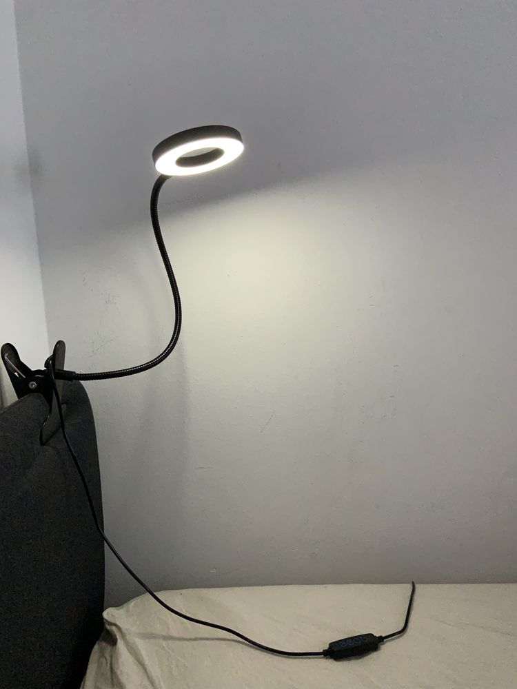 Lâmpada De Mesa Alimentação Usb