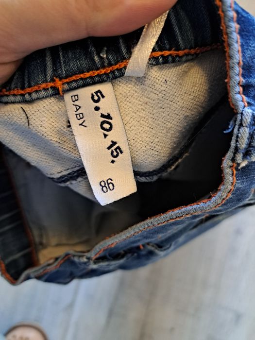 Spodnie 86 jeansowe 5.10.15