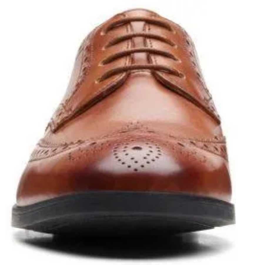 CLARKS Bradish nowe eleganckie brogsy