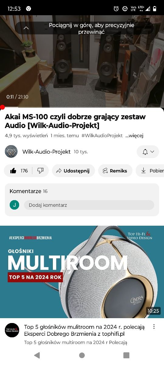 Kolumny głośnikowe Akai MS100,