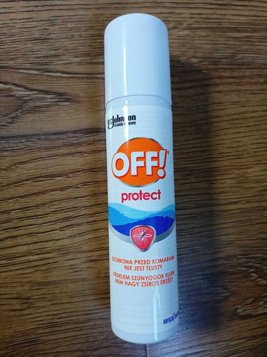 Spray na komary i kleszcze OFF! Protect, ochrona bez tłustego filmu