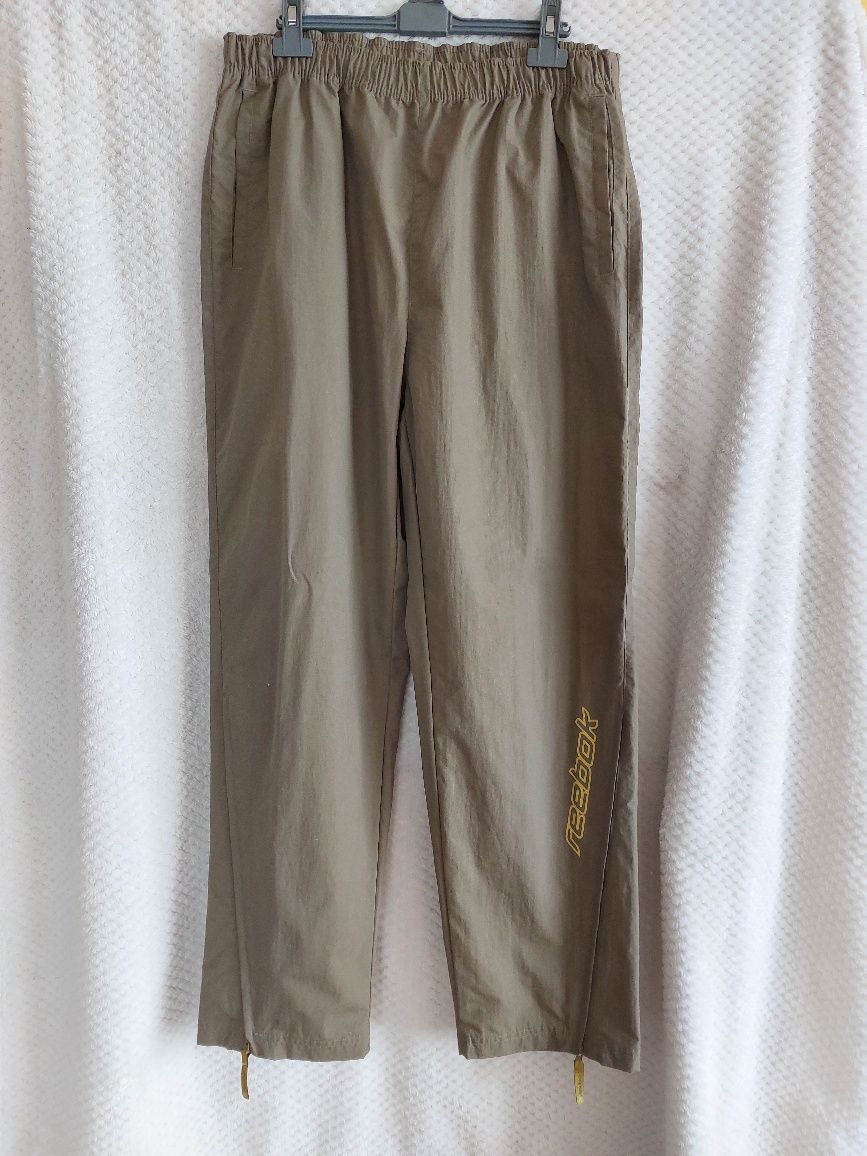 Nowe Męskie, ortalionowe spodnie dresowe, treningowe. Reebok. Roz L