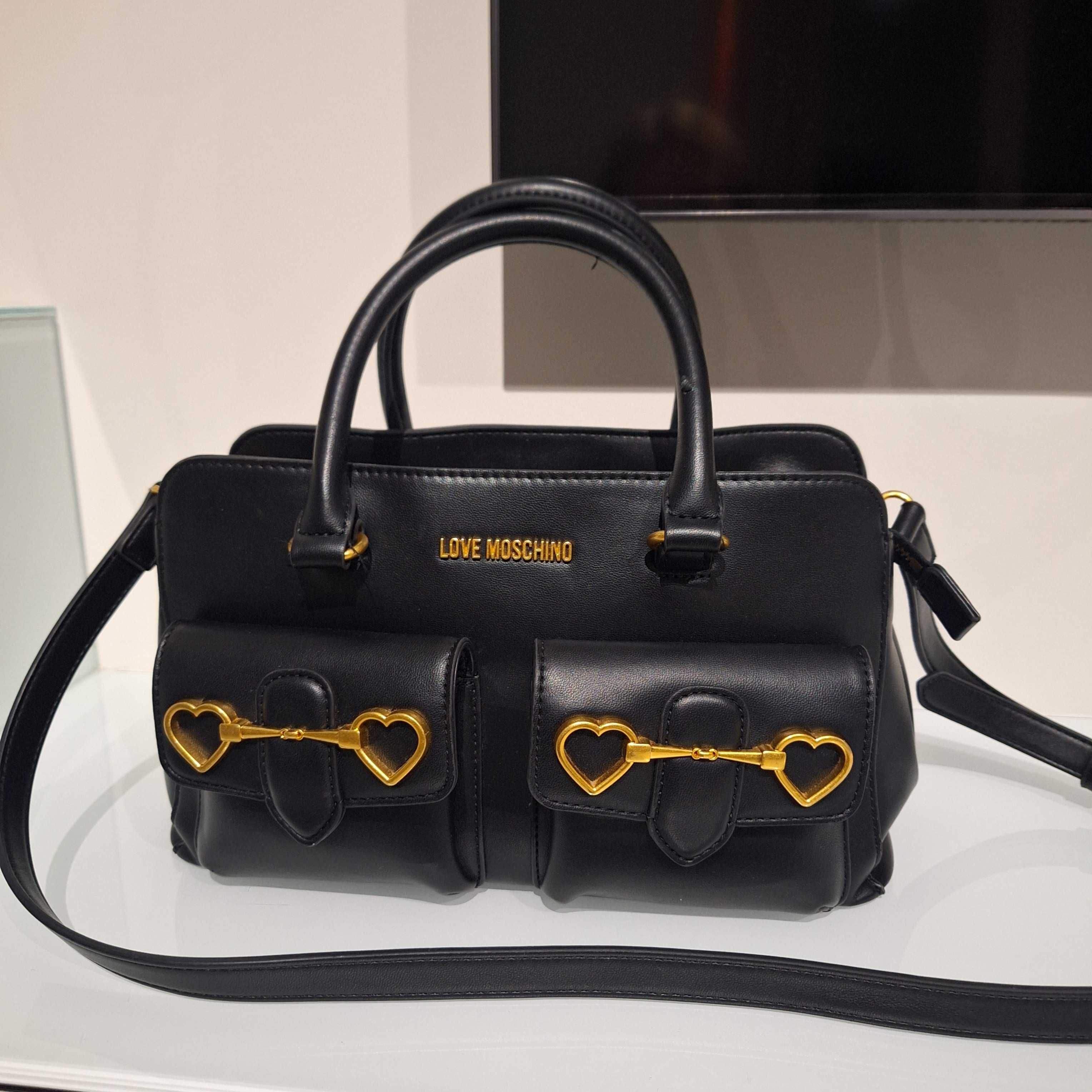 Torebka damska love moschino czarna