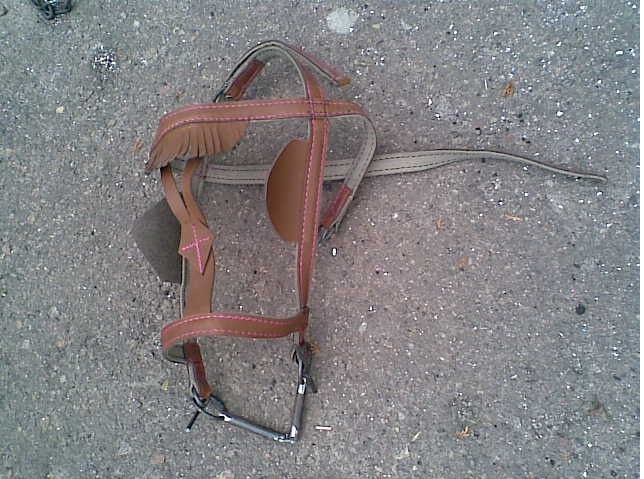 Упряж кінна, хлопкова/ цепки трьох кінцеві