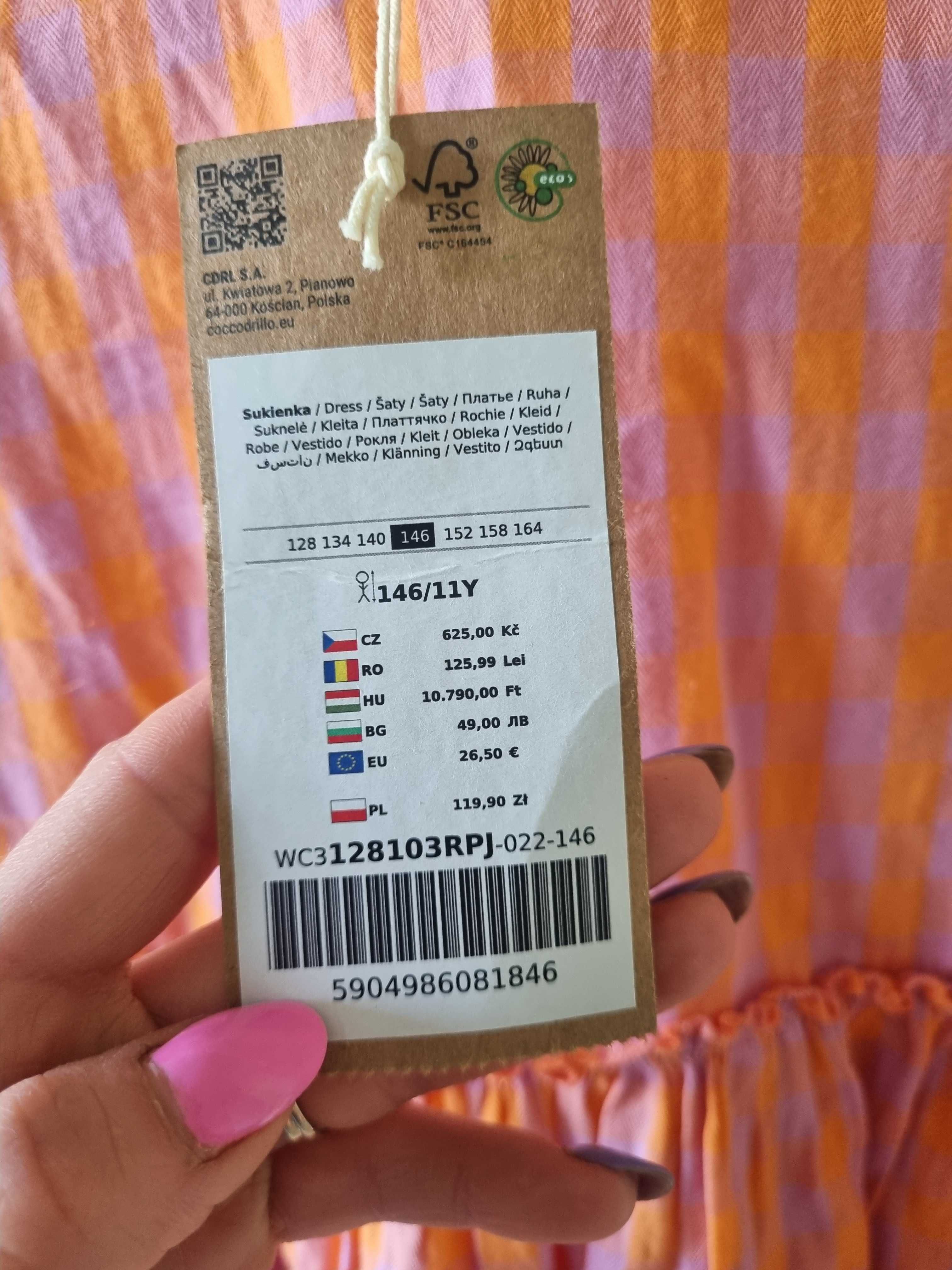 Sukienka coccodrillo 146